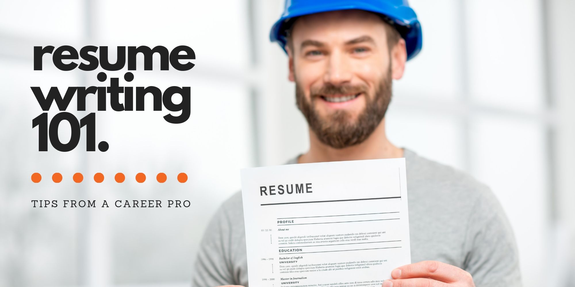 Tips For Writing A Resume Oct 2018